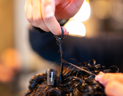 Krullen drogen met de plopping-methode